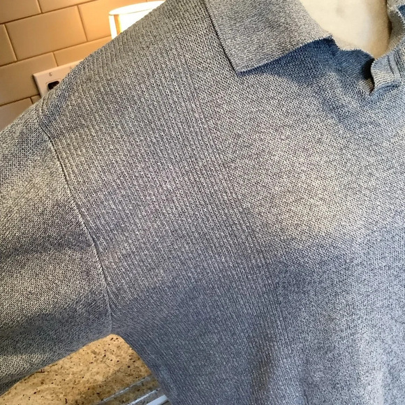 Principe Gray Italian Shirt Pullover Size Medium - Picture 4 of 7